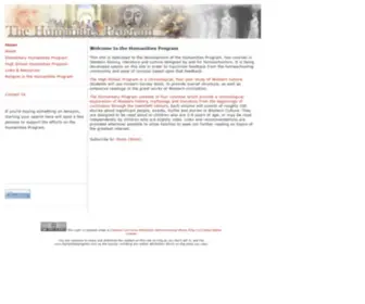 Humanitiesprogram.com(The Humanities Program) Screenshot