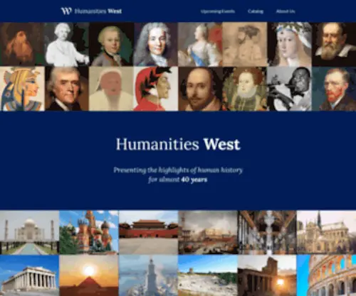 Humanitieswest.net(Humanities West) Screenshot