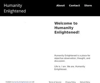 Humanity-Enlightened.com(Humanity Enlightened) Screenshot