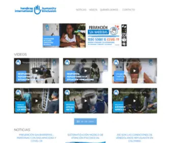 Humanityandinclusioncolombia.com(Humanity & Inclusion Colombia) Screenshot