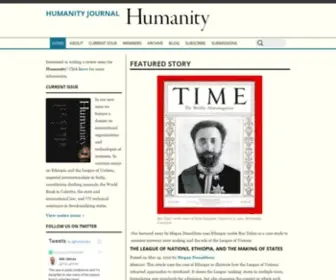 Humanityjournal.org(Humanity Journal) Screenshot