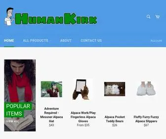 Humankirk.com(Human Kirk) Screenshot