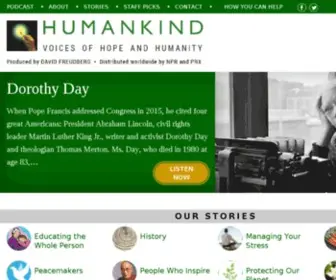 Humanmedia.org(Humankind Public Radio Program) Screenshot