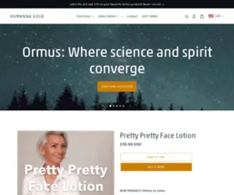 Humannagold.com(Humanna Gold) Screenshot