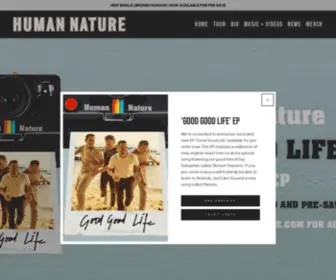 Humannaturelive.com(Human Nature) Screenshot