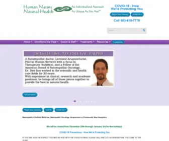 Humannaturenaturalhealth.com(Human Nature Natural Health) Screenshot