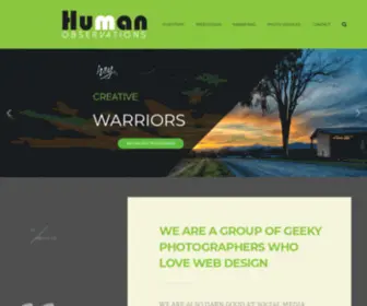 Humanobservations.com(WEB DESIGN) Screenshot