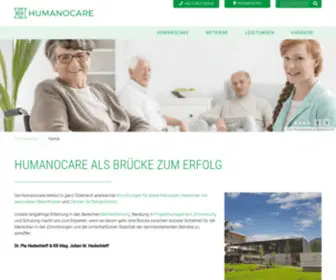 Humanocare.at(humanocare) Screenshot