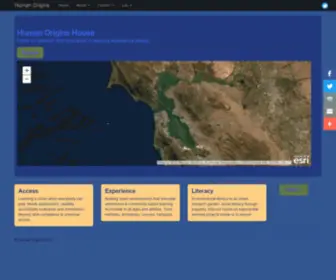 Humanorigins.org(Human Origins House) Screenshot