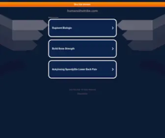 Humanothetribe.com(Humanothetribe) Screenshot