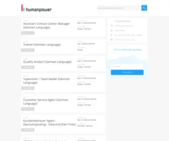 Humanpowerks.com(HumanPower) Screenshot