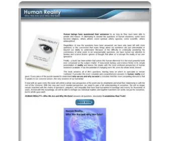 Humanreality.org(HUMAN) Screenshot