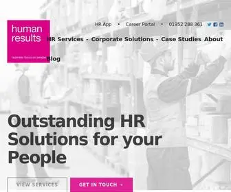 Humanresults.co.uk(HR consultants in Shropshire) Screenshot