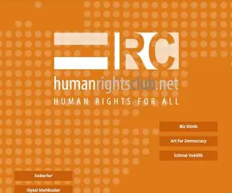 Humanrightsclub.net(Ana Səhifə) Screenshot