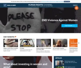 Humanrightseurope.org(Europe is more than you think) Screenshot