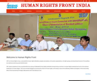 Humanrightsfront.org(HRF) Screenshot