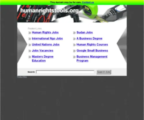 Humanrightstools.org(Dit domein kan te koop zijn) Screenshot