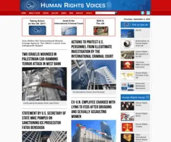 Humanrightsvoices.org(Human Rights Voices) Screenshot