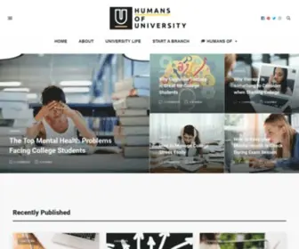 Humansofuniversity.com(Humans of University) Screenshot