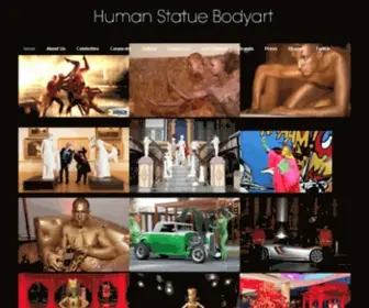 Humanstatuebodyart.com.au(Human Statue Bodyart) Screenshot