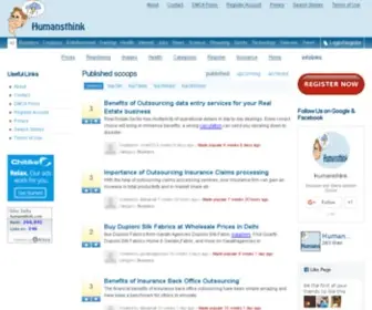 Humansthink.com(Site off) Screenshot