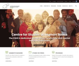 Humanstress.ca(Centre d') Screenshot