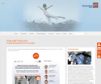 Humantech-Spine.de(Wirbelsäulenimplantate) Screenshot