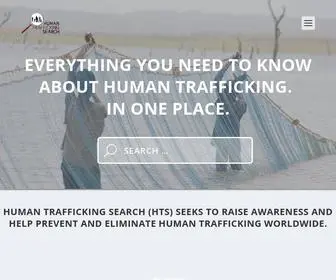 Humantraffickingsearch.org(Human Trafficking Search (HTS)) Screenshot