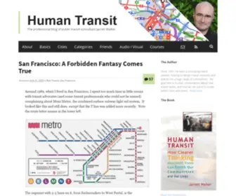 Humantransit.org(The professional blog of public transit consultant Jarrett Walker) Screenshot