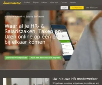 Humanwave.nl(Home) Screenshot