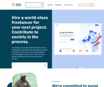 Humanworks.io(Hire a world) Screenshot