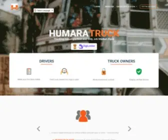 Humaratruck.com(Trucking) Screenshot