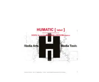 Humatic.de(HUMATIC art is statement) Screenshot