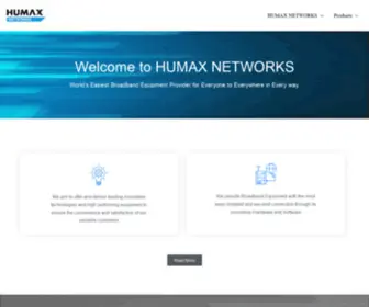 Humax-Networks.com(휴맥스 네트웍스) Screenshot