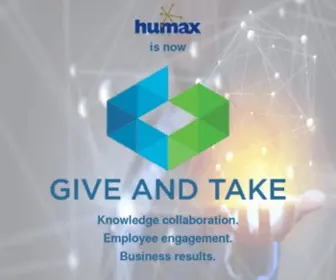 Humaxnetworks.com(Give and Take) Screenshot