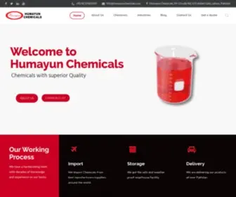 Humayunchemicals.com(Humayun Chemicals) Screenshot