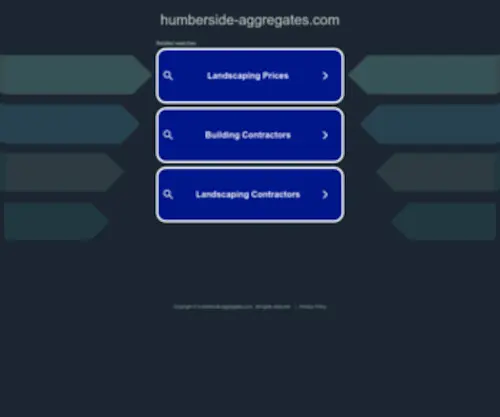 Humberside-Aggregates.com(美容の為には睡眠の質を高めること) Screenshot