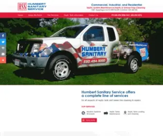 Humbertsanitary.com(Septic Tank Service) Screenshot