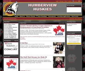 Humberviewhuskies.com(Humberview Huskies) Screenshot