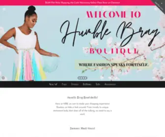 Humble-Bragboutique.com(An online fashion forward boutique) Screenshot