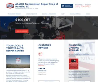 Humbleaamco.com(Transmission Repair Shop in Humble) Screenshot