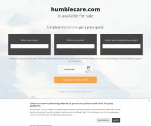 Humblecare.com(Jim Humble Set) Screenshot