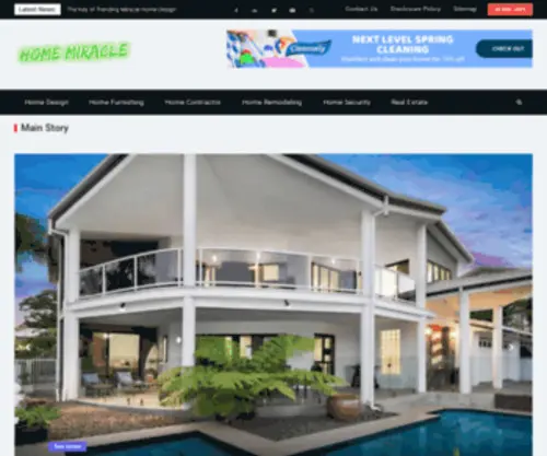 Humblemiracle.com(Home Miracle will guide you in finding the home transformation) Screenshot