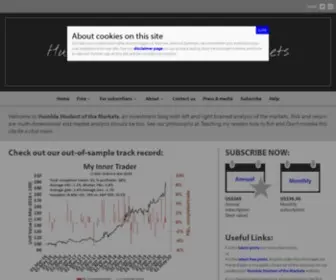 Humblestudentofthemarkets.com(Left and right brained market analysis) Screenshot