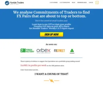 Humbletraders.com(Learn To Trade Forex from The Experts At Humble Traders we help novice and experienced traders to get better with their trading by providing them with excellent market analysis and high quality trading courses) Screenshot