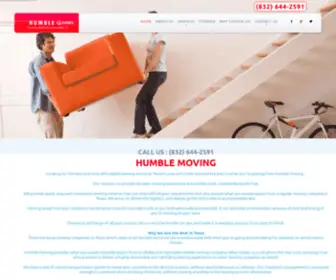 HumbletXmovers.com(Humble Moving Company) Screenshot