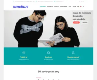 Humboldt.az(Alman dili və iş mərkəzi) Screenshot