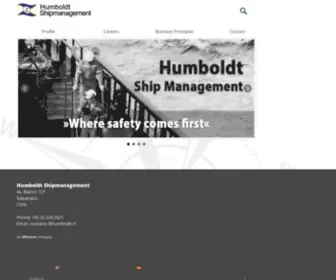 Humboldt.cl(Humboldt Shipmanagement) Screenshot