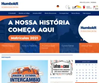 Humboldt.com.br(Die Deutsche Schule in SÃ£o Paulo) Screenshot