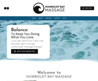 Humboldtbaymassage.com(Humboldt Bay Massage) Screenshot